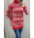 Ilgesnis kalėdinis megztinis su vilna